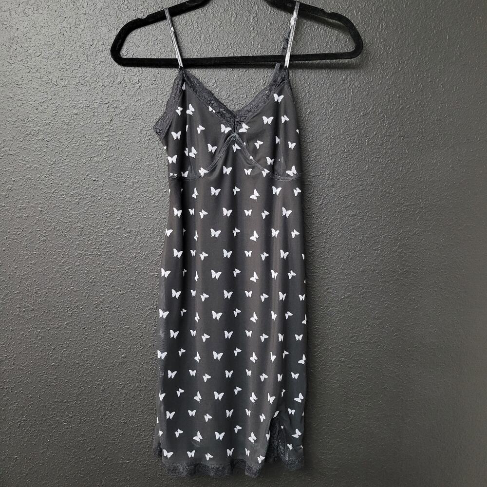 Wild Fable Fairycore Butterfly Slip Dress XS Lace Trim Y2K Aesthetic Festival